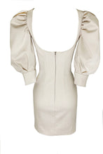 Load image into Gallery viewer, KAPHILL Puff Sleeve Denim Mini Dress
