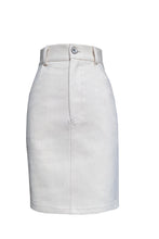 Load image into Gallery viewer, High Waist Denim Mini Skirt
