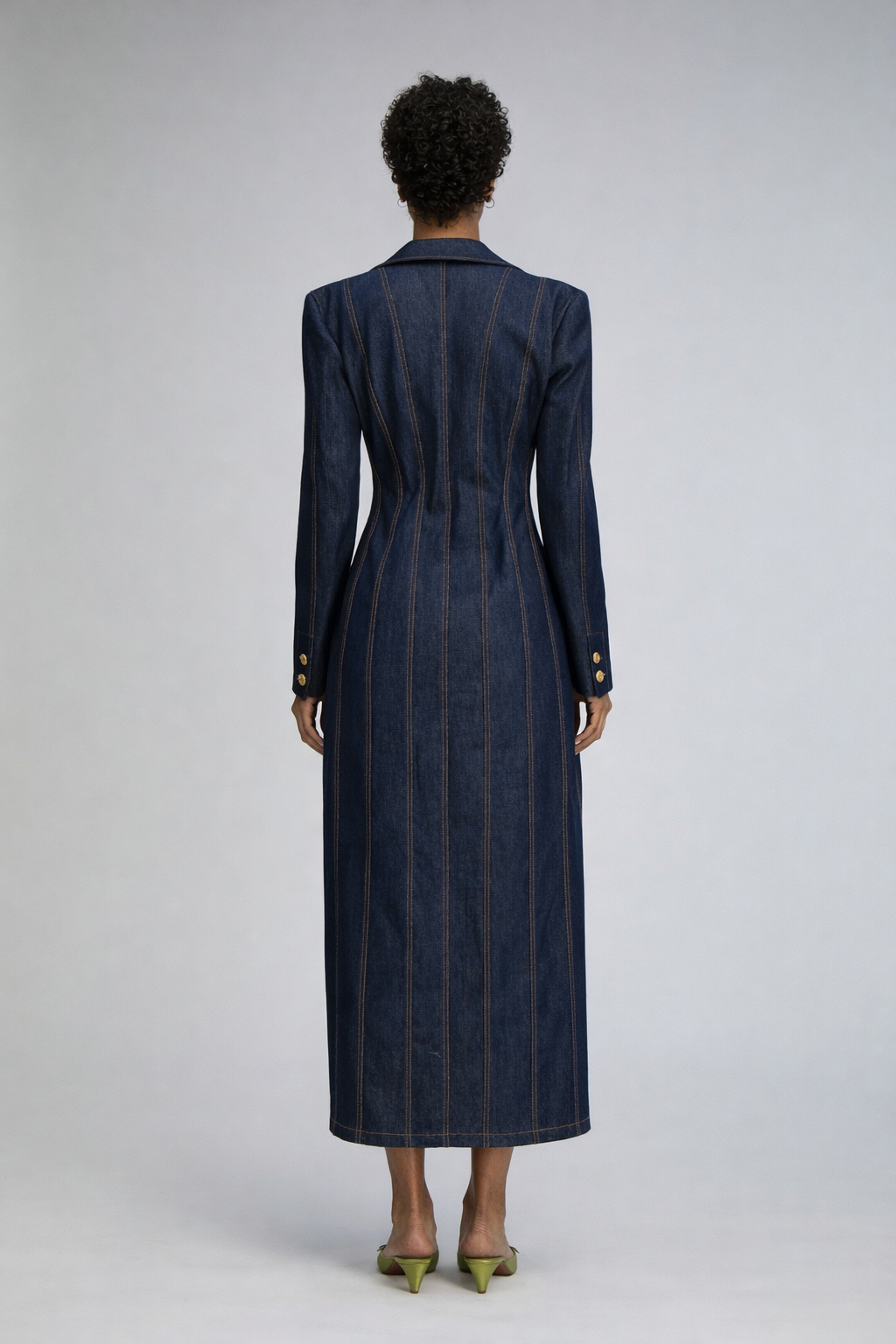 Jean Hourglass Denim Dress- Made to Order