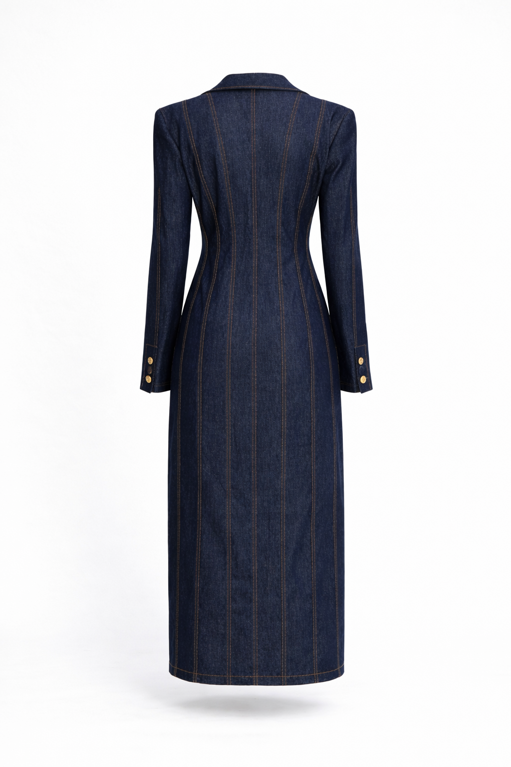 Jean Hourglass Denim Dress- Made to Order Jean Hourglass Denim Dress- Made to Order