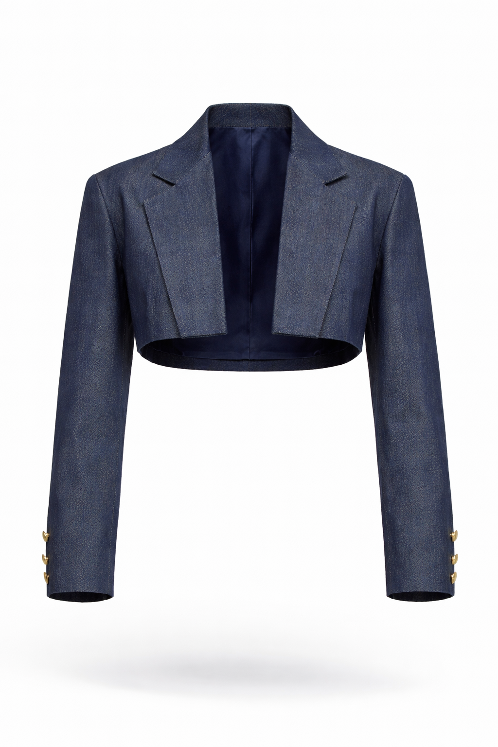 Sarlat Cropped Denim Blazer