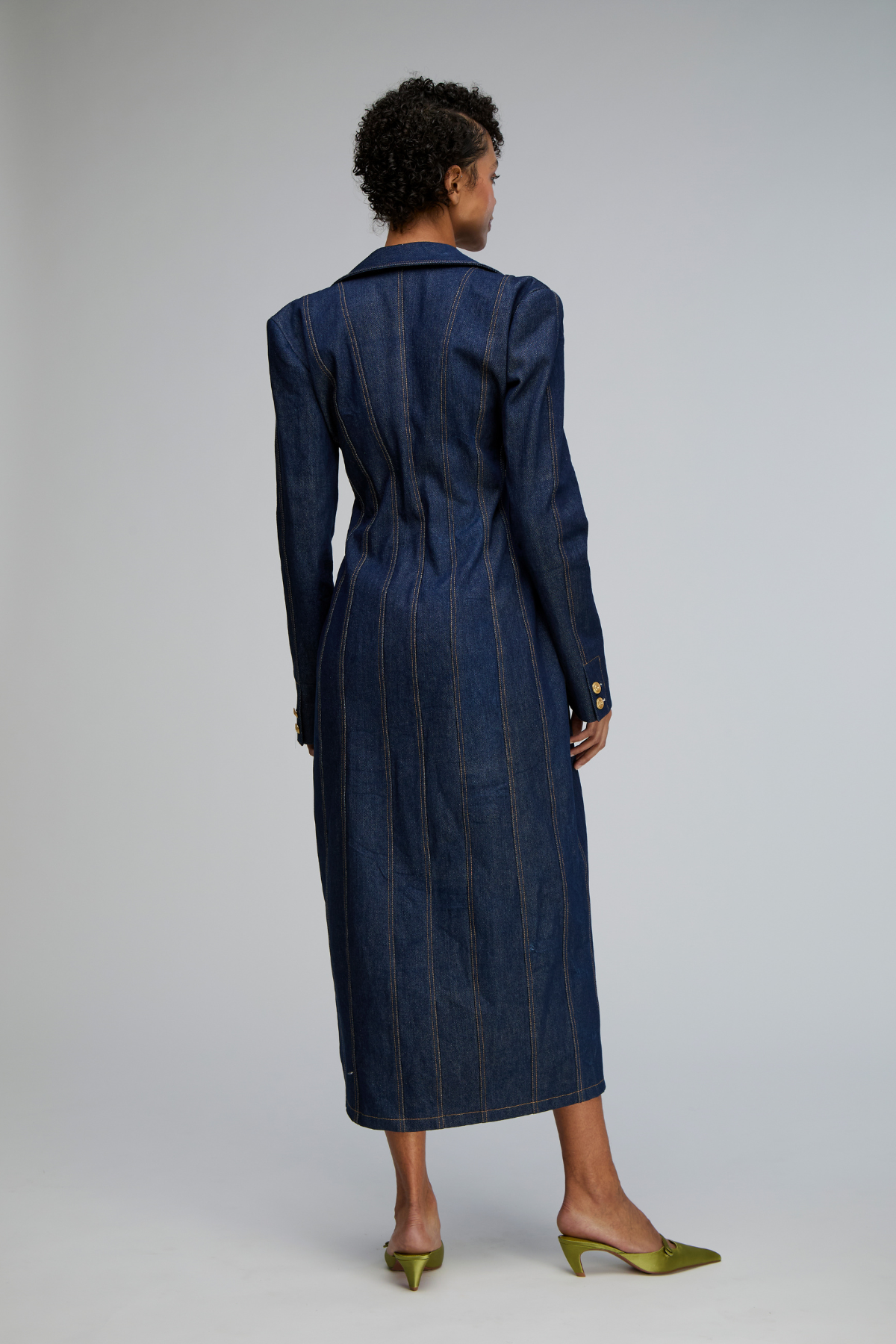 Jean Hourglass Denim Dress- Made to Order